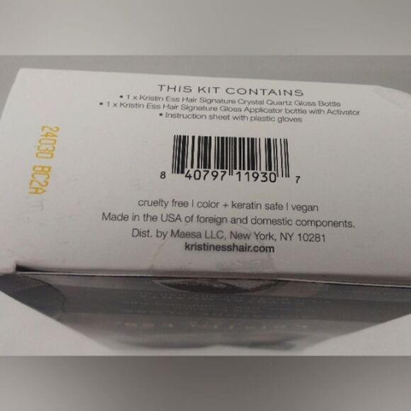 FREE with Purchase Kristin Ess Clear Hair Gloss NIB Beauty Cosmetic Accessories - Picture 4 of 5